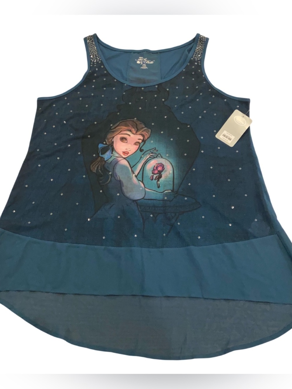 Disney Art of Belle Beauty and the Beast Tank Top Shirt  Size 2XL